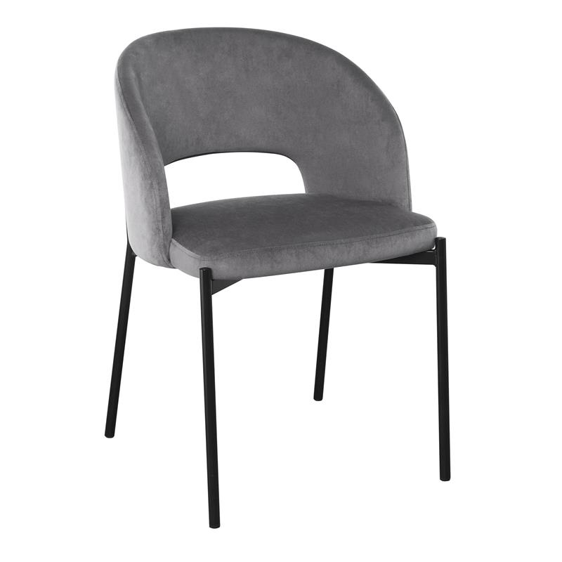 K455 stolička šedá