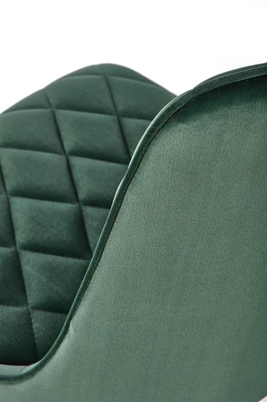 K450 stolička tmavo zelená