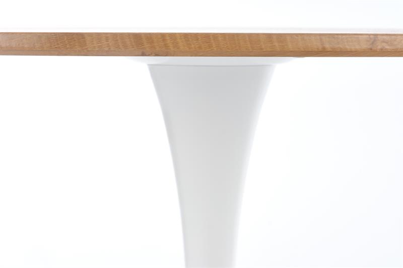 STING stôl doska - prírodná, nohy - biele