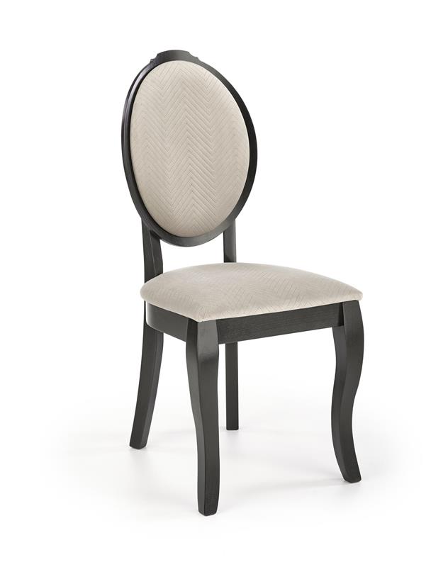 VELO stolička čierna/béžová