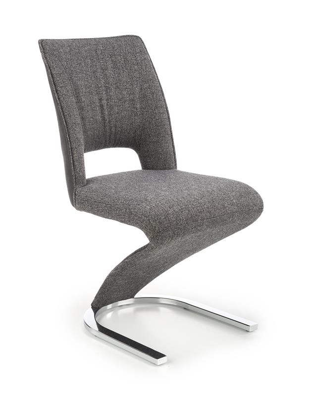 K441 stolička šedá/čierna