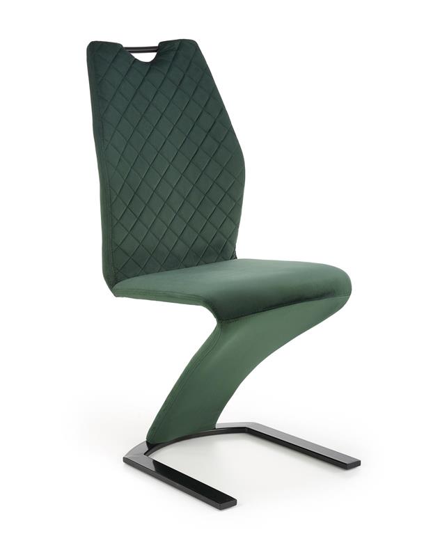 K442 stolička tmavo zelená