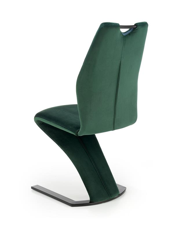 K442 stolička tmavo zelená