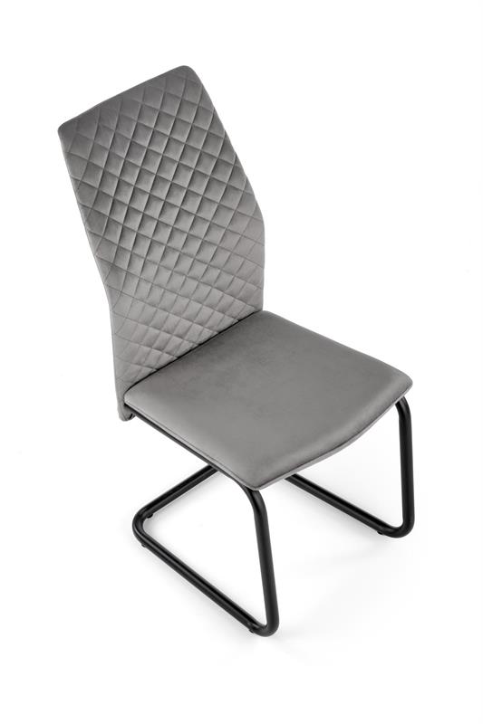 K444 stolička šedá