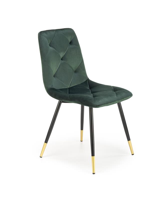 K438 stolička tmavo zelená