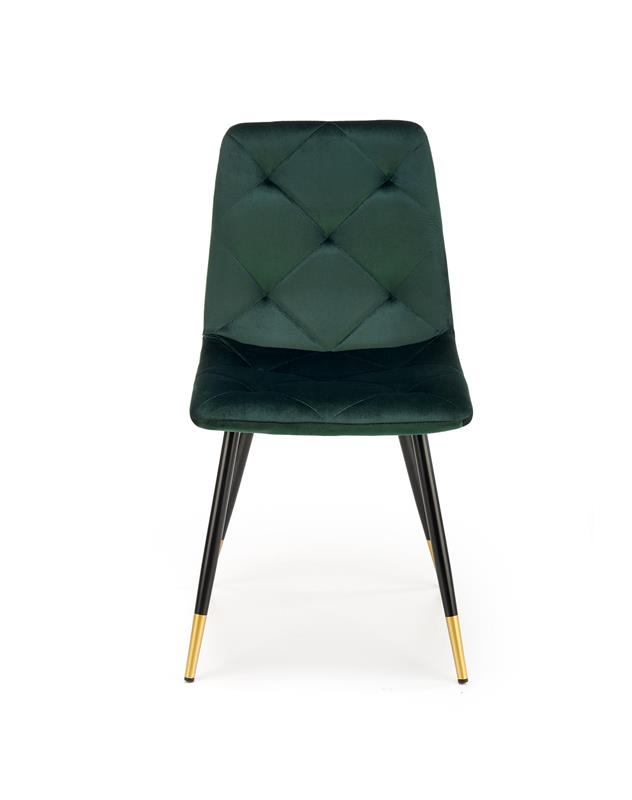 K438 stolička tmavo zelená