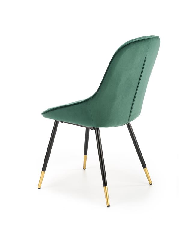K437 stolička tmavo zelená