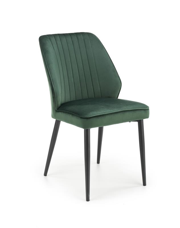 K432 stolička tmavo zelená