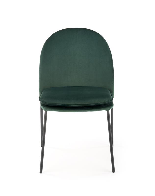 K443 stolička tmavo zelená