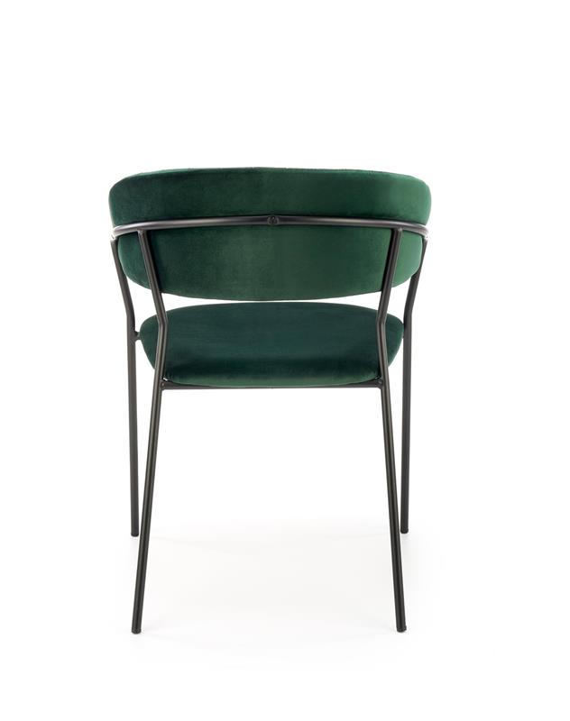 K426 stolička tmavo zelená