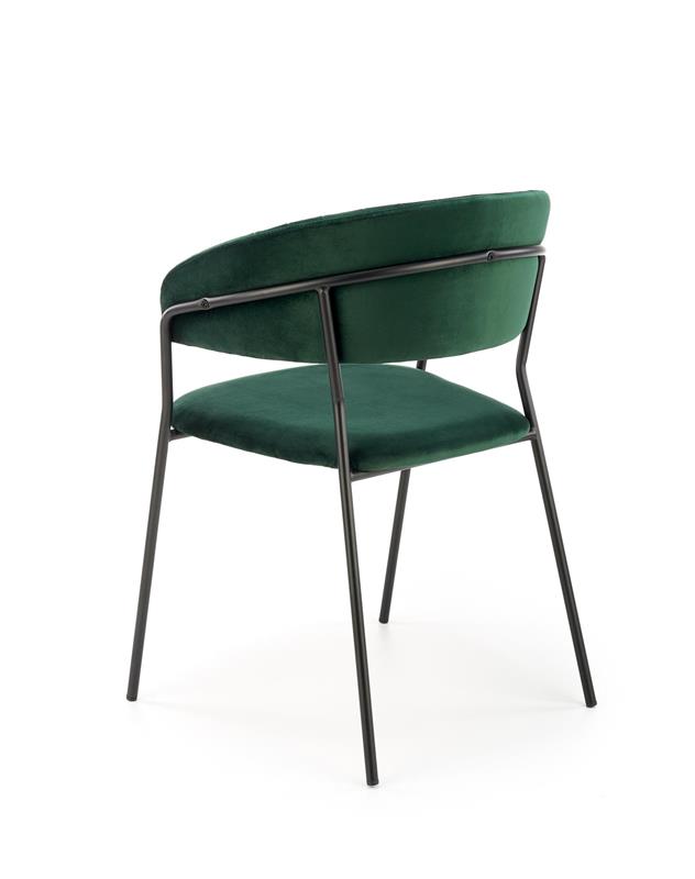 K426 stolička tmavo zelená