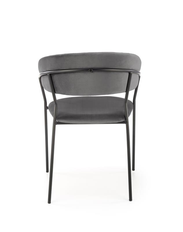K426 stolička šedá