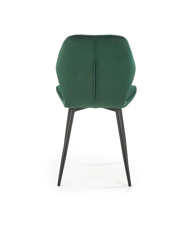 K453 stolička tmavo zelená