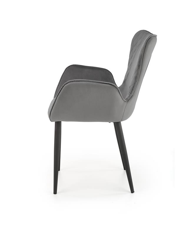 K427 stolička šedá