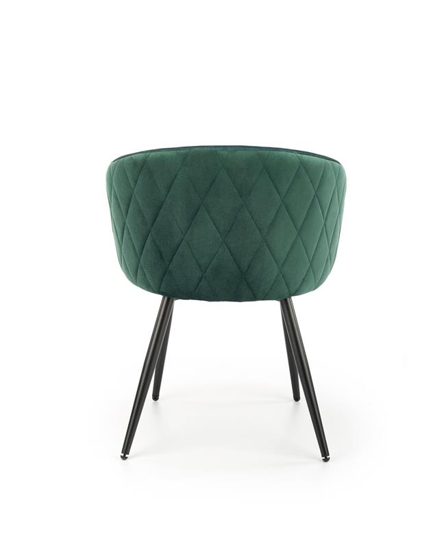 K430 stolička tmavo zelená