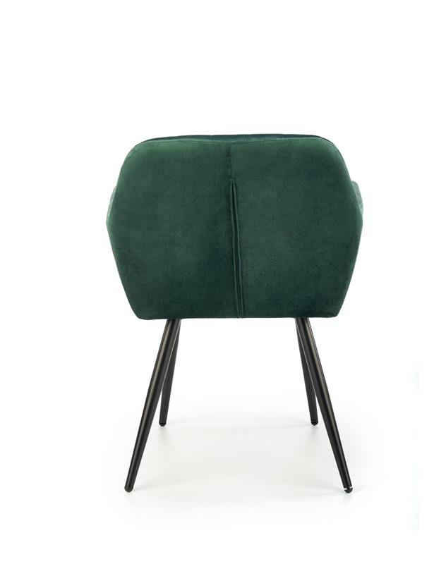 K429 stolička tmavo zelená