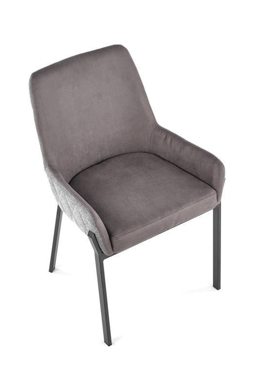 K439 stolička tmavo šedá, šedá
