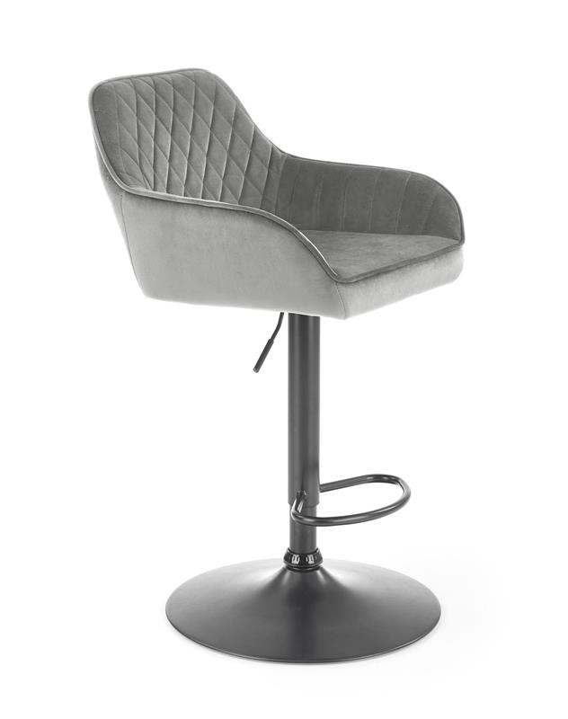 H103 barová stolička šedá