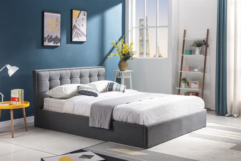 PADVA 90cm posteľ s úložným priestorom šedá