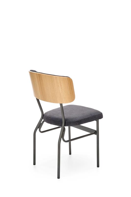 SMART stolička KR dub prírodný/čierna