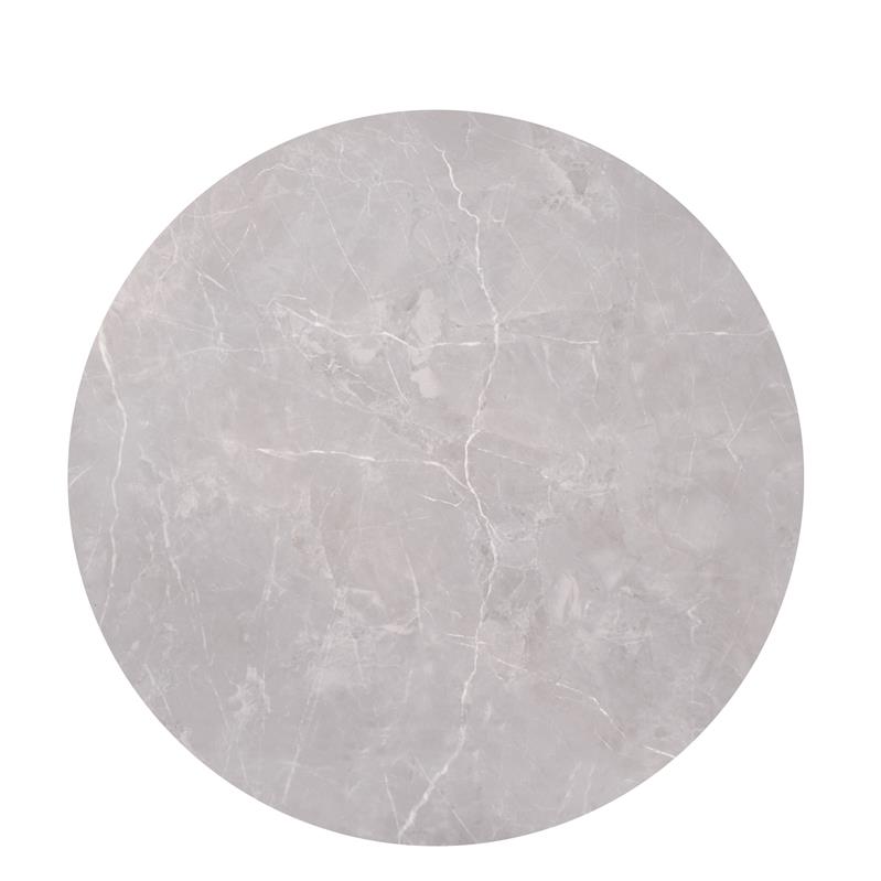 FLAMINGO zostava 2 konf. stolíkov, šedý mramor/ čierna