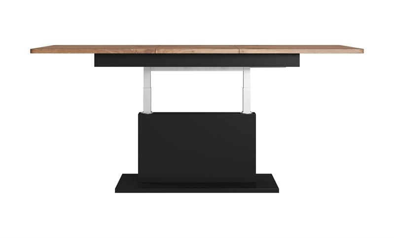 BUSETTI konferenčný stolík doska: dub wotan, nohy: čierne matné