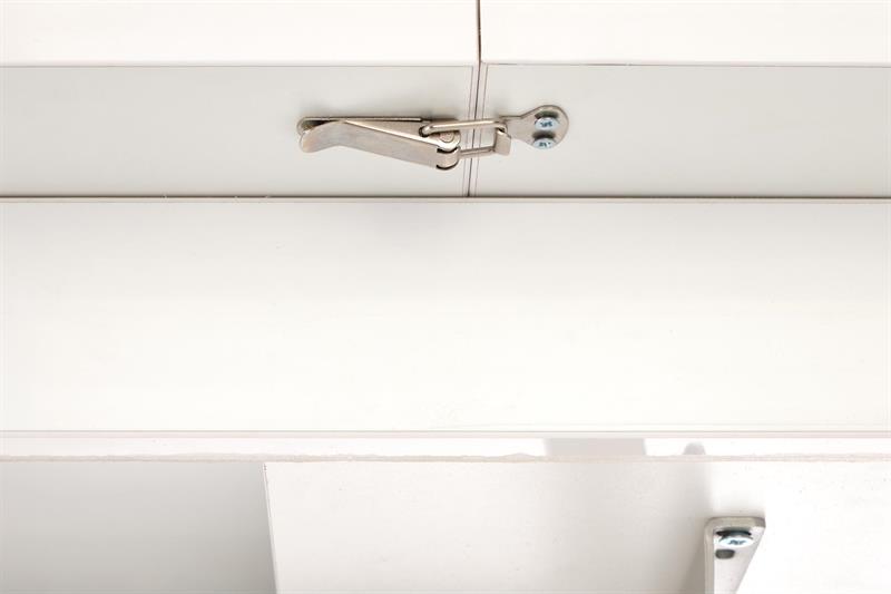 BUSETTI konferenčný stolík doska: biela matná, nohy: biele matné