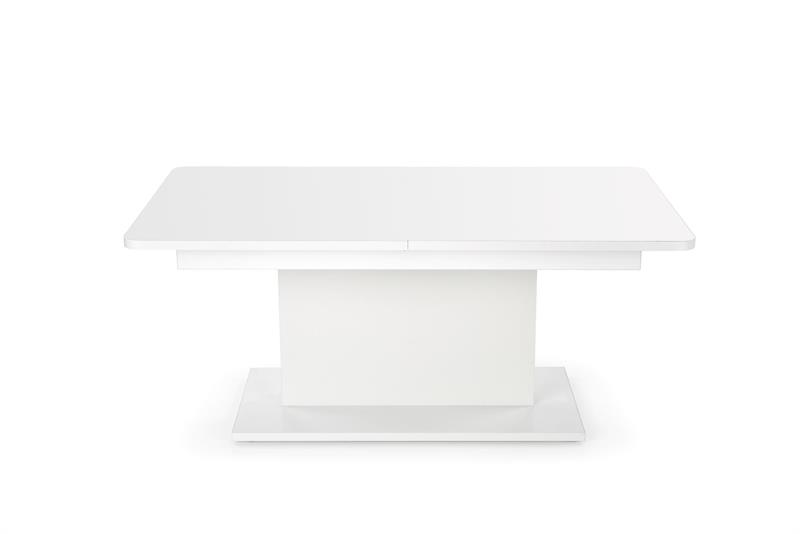 BUSETTI konferenčný stolík doska: biela matná, nohy: biele matné