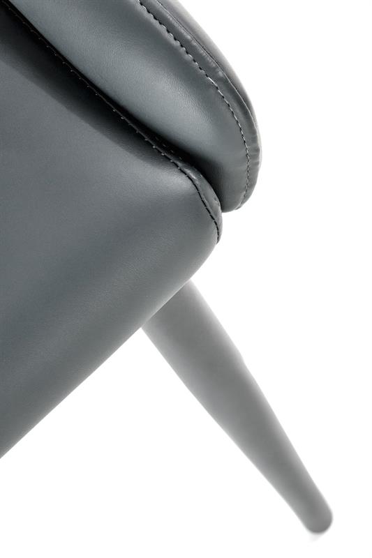 K465 jedálenská stolička tmavo šedá