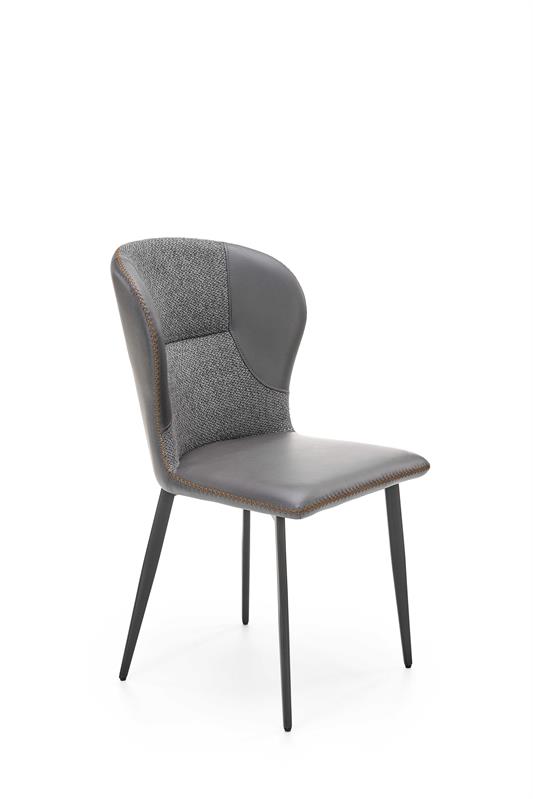 K466 jedálenská stolička tmavo šedá