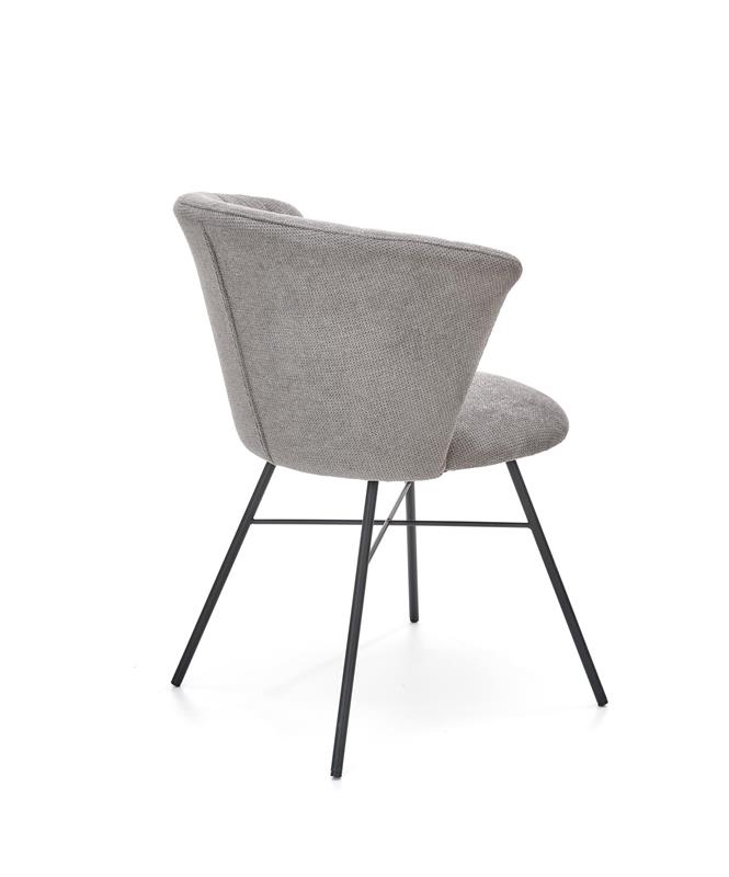 K459 jedálenská stolička šedá