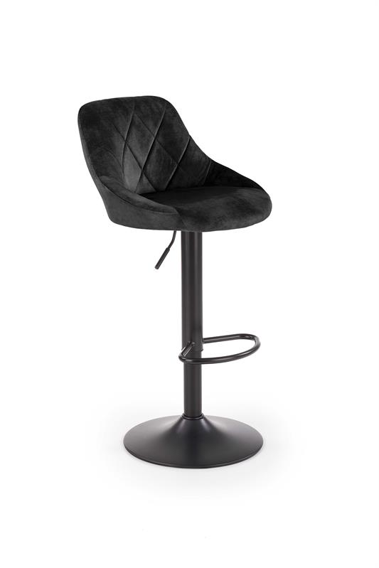 H101 barová stolička čierna 