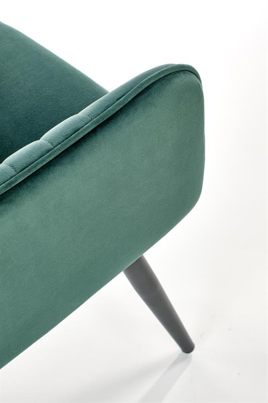 K464 jedálenská stolička tmavo zelená