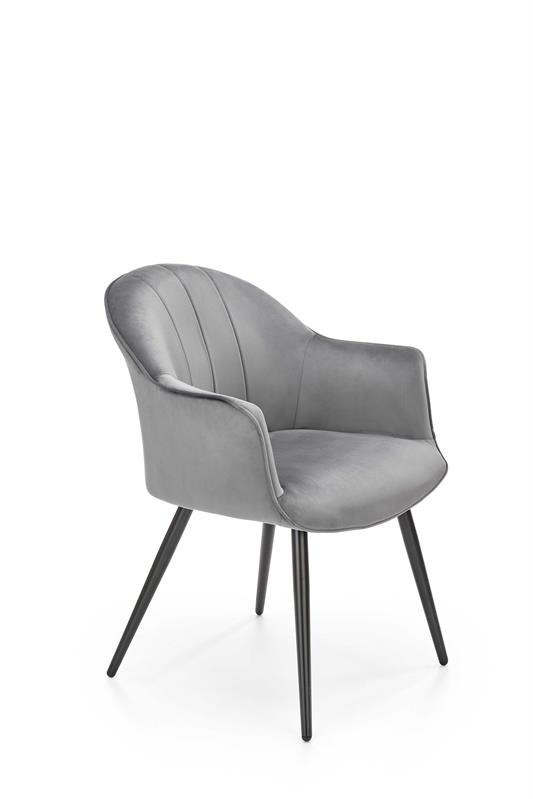 K468 jedálenská stolička šedá