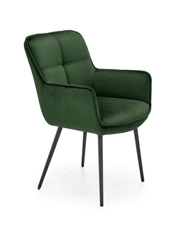 K463 jedálenská stolička tmavo zelená