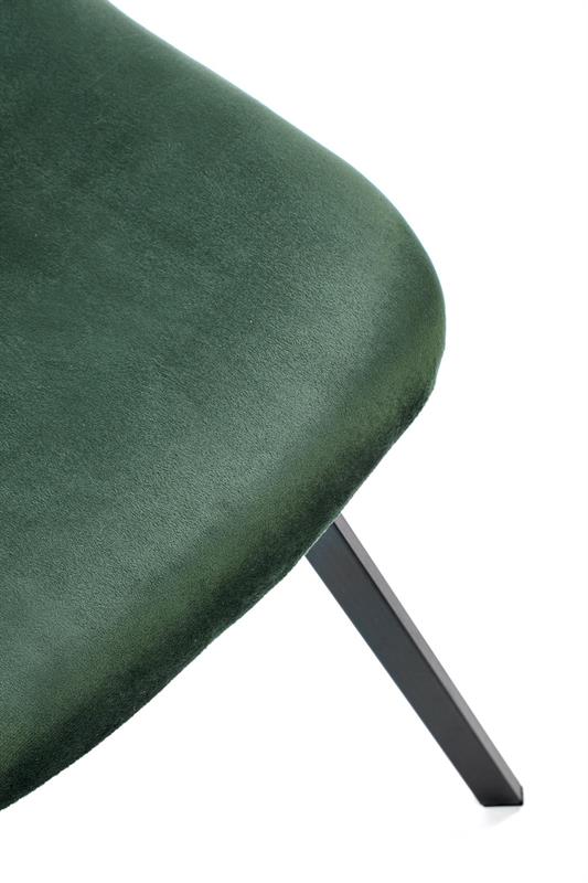 K462 jedálenská stolička tmavo zelená