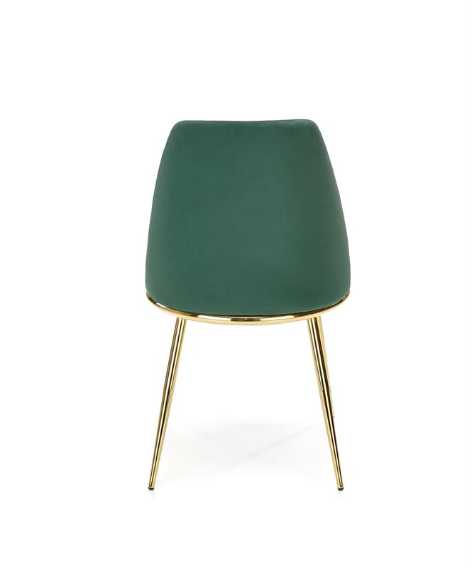 K460 jedálenská stolička tmavo zelená
