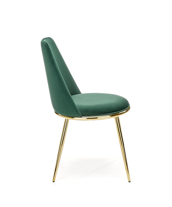 K460 jedálenská stolička tmavo zelená