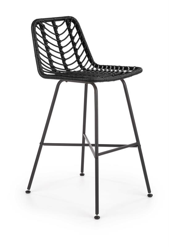 H97 barová stolička čierna