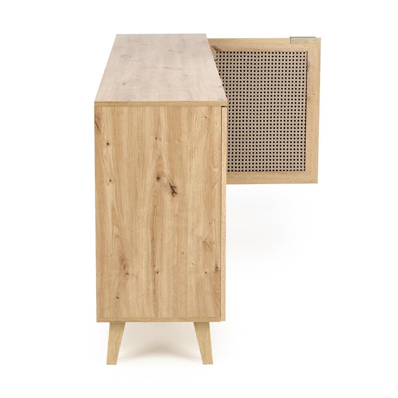 BORNEO KM-1 komoda, dub artisan/ čierny