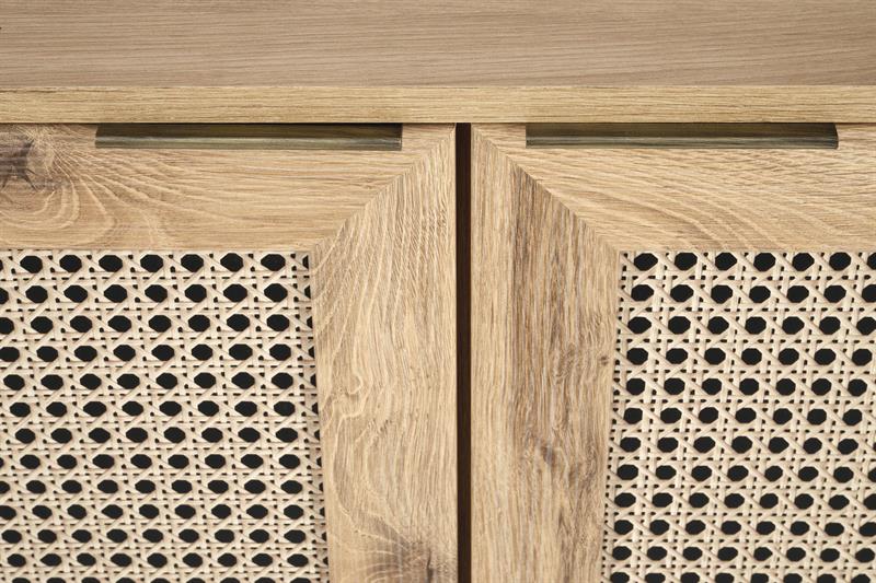 BORNEO KM-1 komoda, dub artisan/ čierny