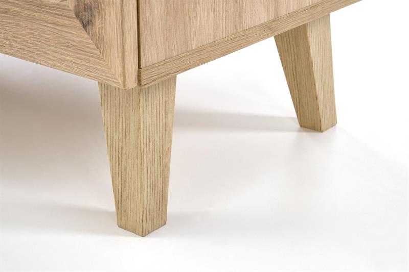 BORNEO KM-2 komoda, dub artisan/ čierny