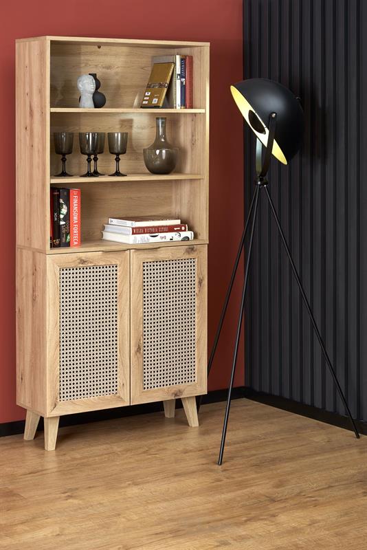 BORNEO REG-1 stolík, 50/34/52cm, dub artisan/čierna