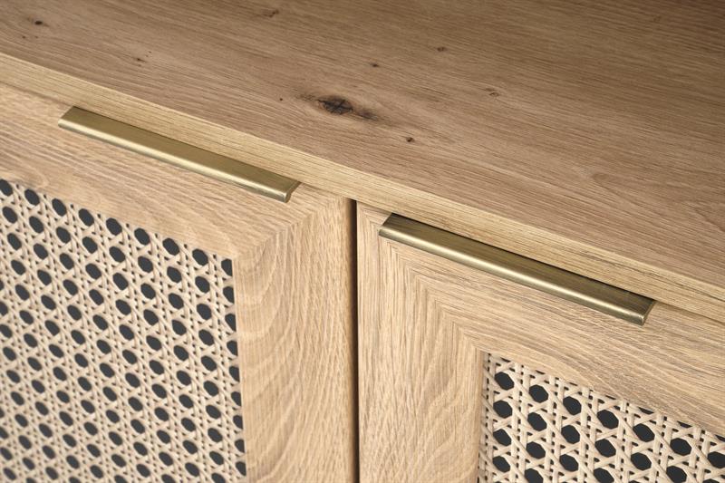 BORNEO REG-1 stolík, 50/34/52cm, dub artisan/čierna