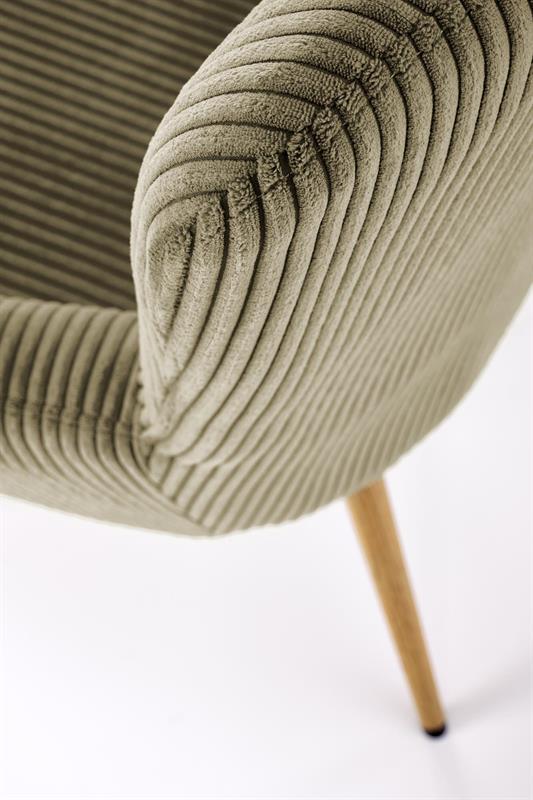 AMARO kreslo, látka manšester, olivová