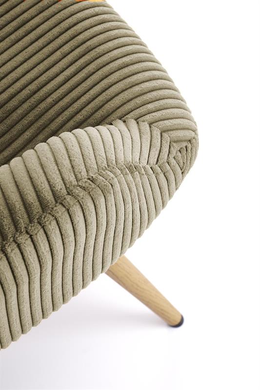 AMARO kreslo, látka manšester, olivová