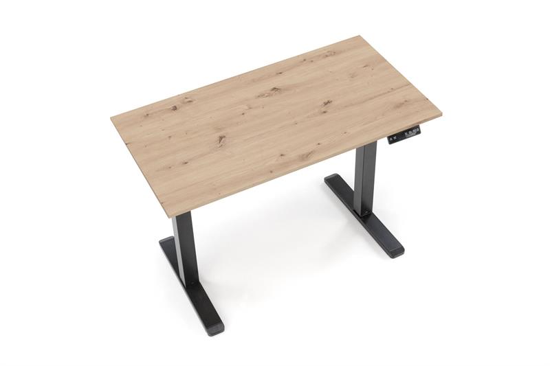 Písací stôl B53 – dub artisan / čierna