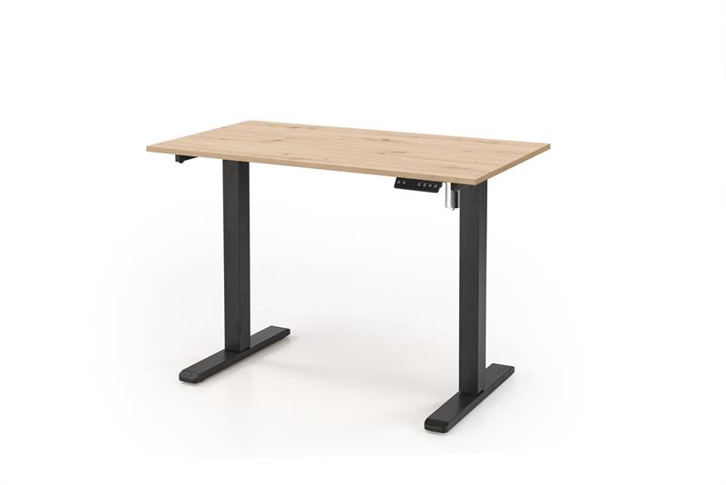 Písací stôl B53 – dub artisan / čierna