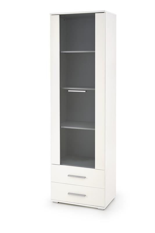 LIMA W-1 vitrína, biela/biela