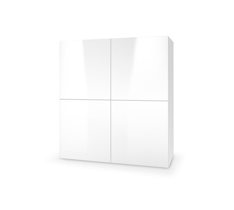 LIVO KM-100 komoda stojaca biely